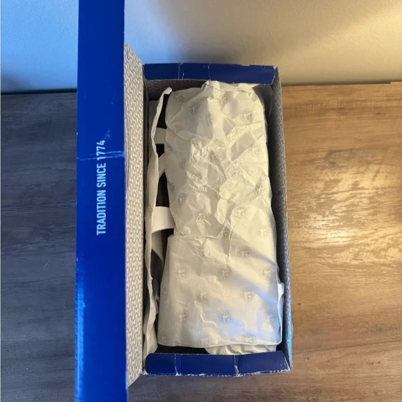 Birkenstock Franca Sandals in Patent White with Gold Buckles - Picture 7 of 11